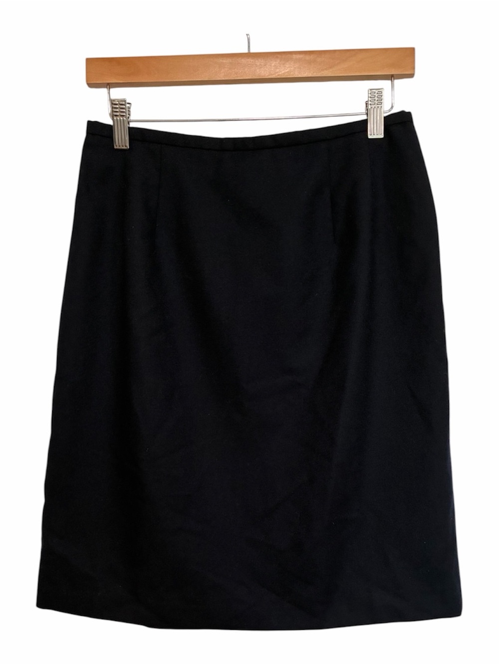 Harve Benard Wool linedVintage Navy Pencil Skirt